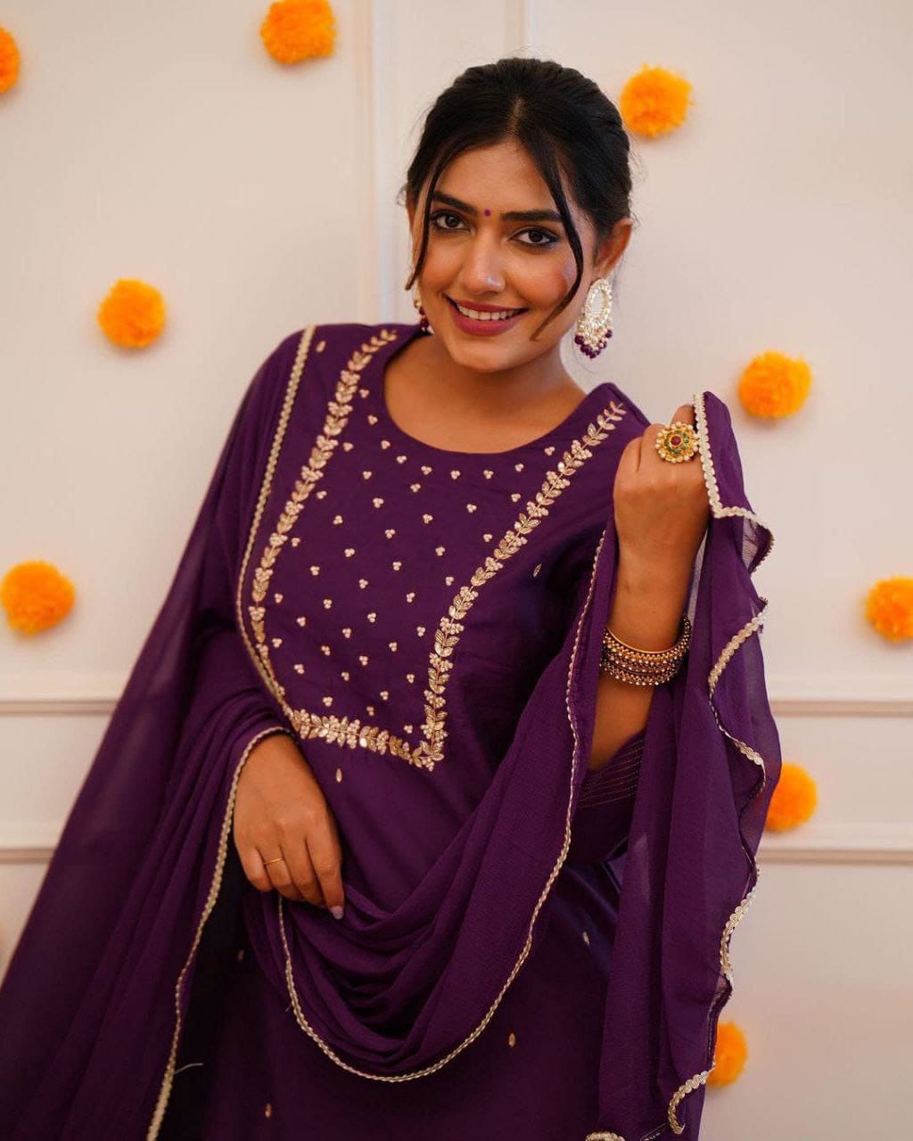 Women's Trendy & Beautiful Kurti with Bottom and Dupatta