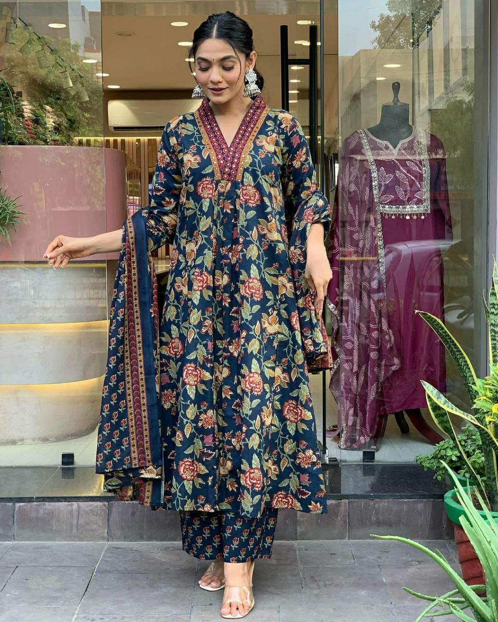 Women's Trendy & Beautiful Kurti with Bottom and Dupatta